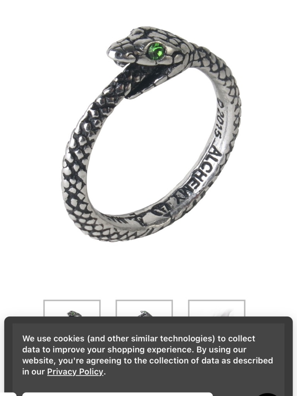 The Sophia servant ring by alchemy of England   2015 | size is 5 or 5.5